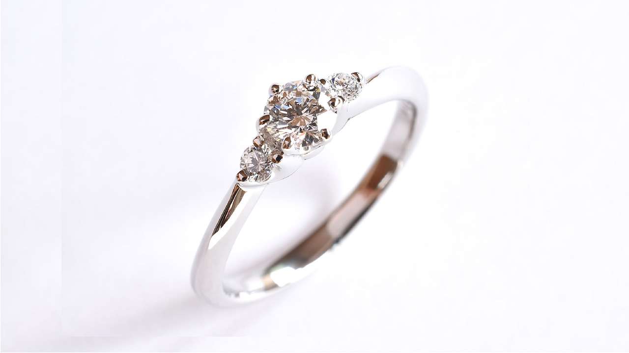 【神戸のオーダージュエリー】PT900 オーダーメイドエンゲージリング　ご依頼から完成まで