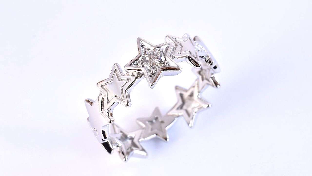 【神戸のオーダージュエリー】PT950ダイヤモンド スターリング　ご依頼から完成まで