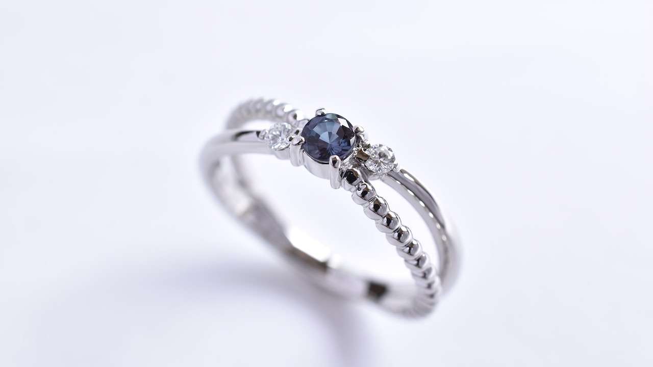 【神戸のオーダージュエリー】PT900 アレキサンドライト リング　ご依頼から完成まで