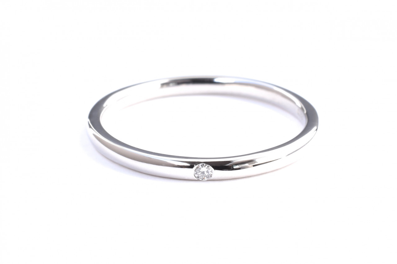 PT900 ダイヤモンドピンキーリング