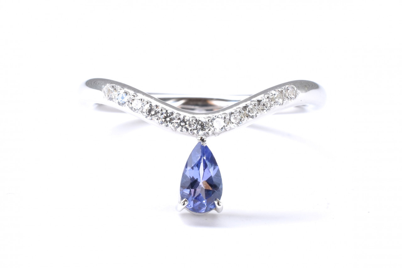 K18WG ドレープリング